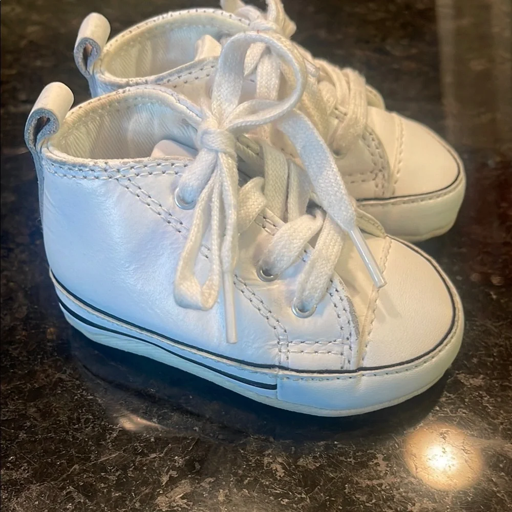 Converse White High-Top Baby Sneakers